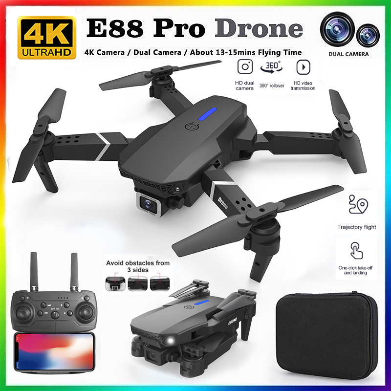 Drone Camera Wide Angle - 2026 NEW E88 Professional HD 4K