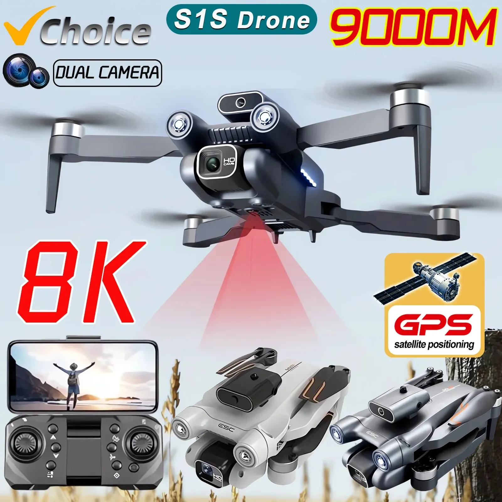 Drone Camera Hd - New S1S 5G GPS Drone Camera
