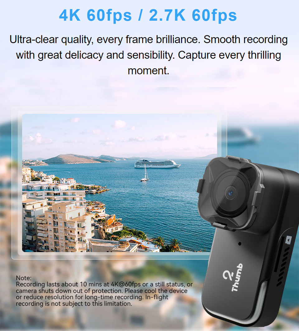 Drone Camera Hd - New Version RunCam Thumb 2 4K