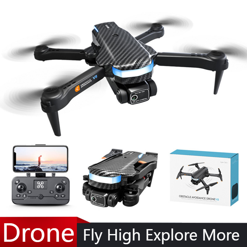 Drone Camera With Gimbal - V8 Professional Drone Mini 8K HD