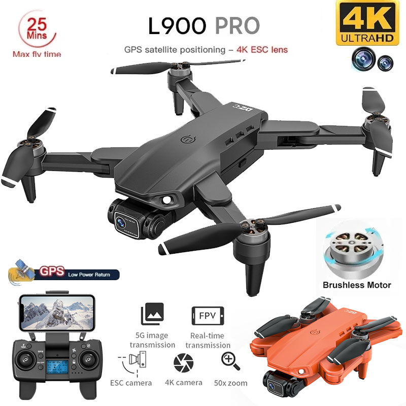 L900 Pro GPS Drone 4K Professi - Drone Camera Wide Angle ulasan dan harga