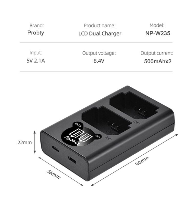 2200mAh NP-W235 NP W235 Batter - Drone Camera Action ulasan dan harga