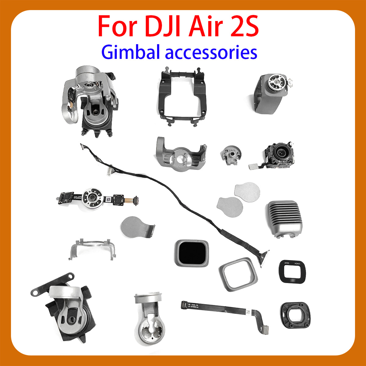 Original AIR 2S Drone Gimbal C - Drone Camera Filter ulasan dan harga
