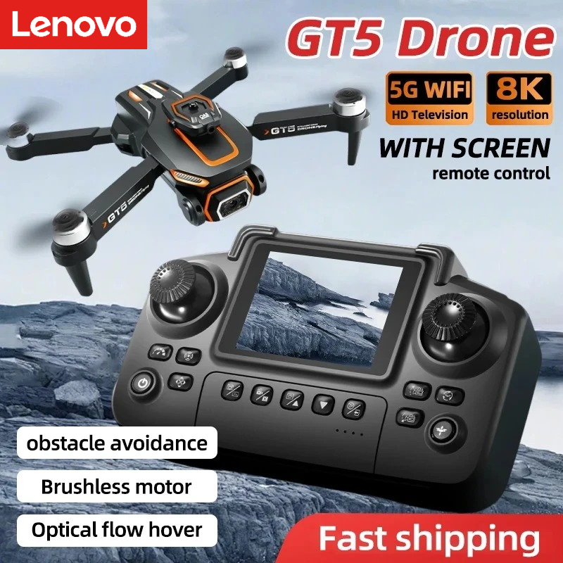 Lenovo GT5 Mini Drone 4K HD du - Drone Camera Wide Angle ulasan dan harga