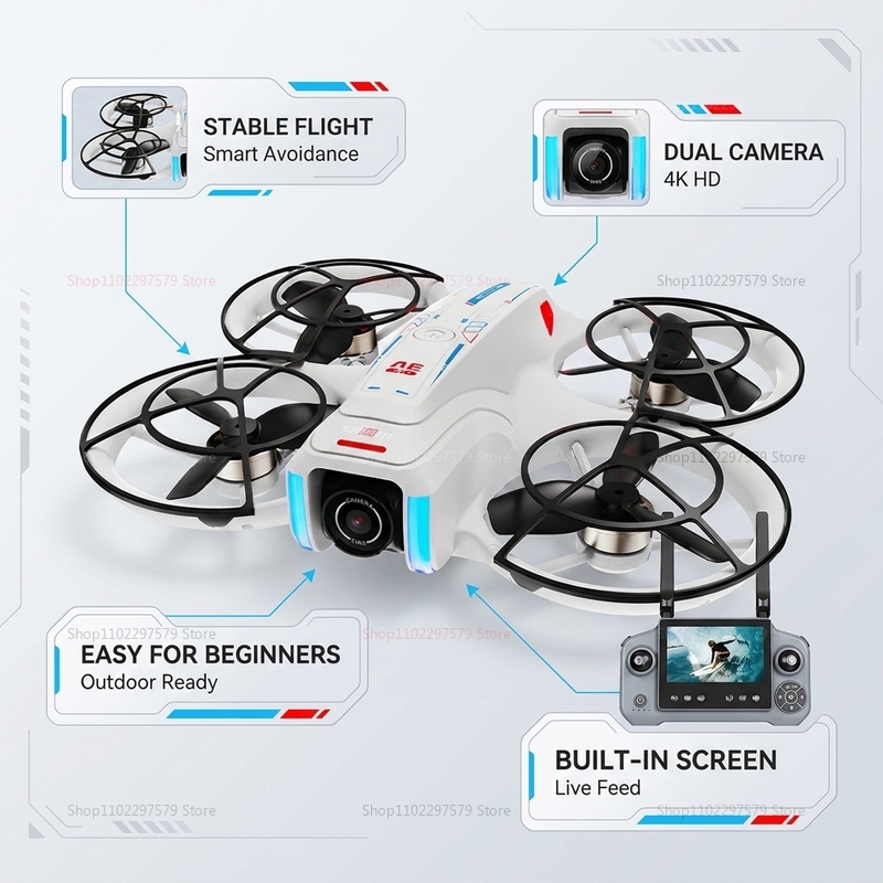 New 2nd AE21 GPS Drone Profess - Drone Camera Night Vision ulasan dan harga