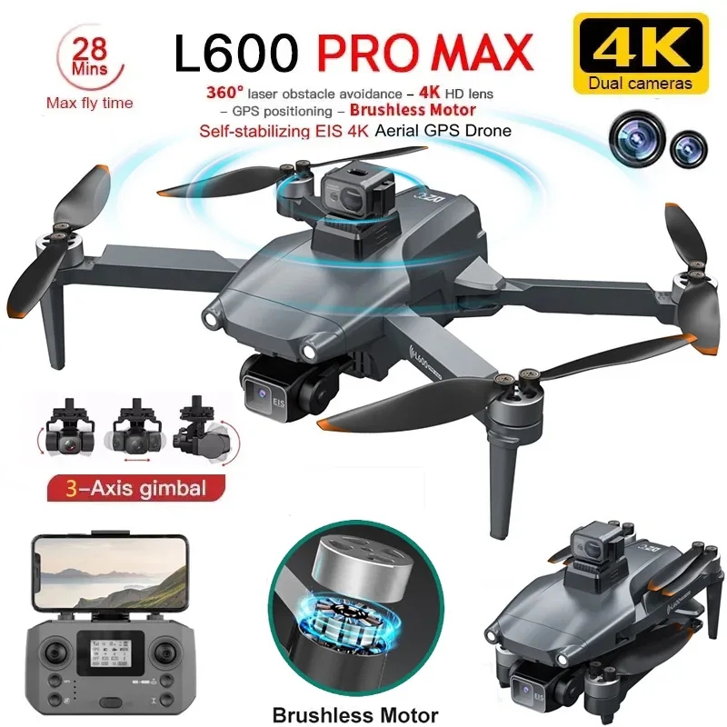 L600 PRO MAX GPS Drone Profess - Drone Camera Hd ulasan dan harga