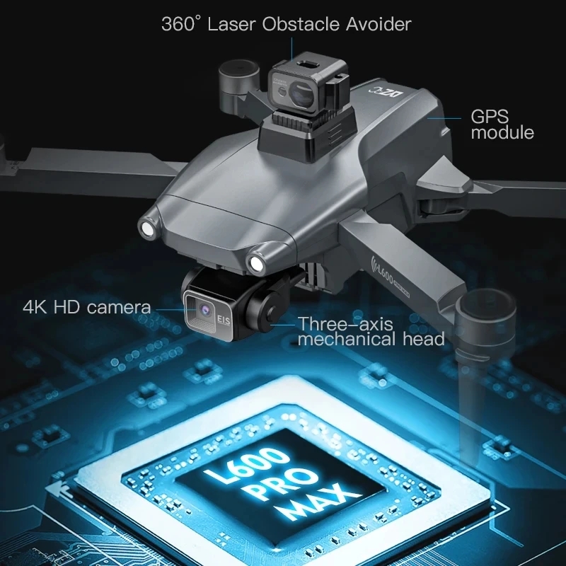 L600 PRO MAX GPS Drone Profess - Drone Camera Hd ulasan dan harga