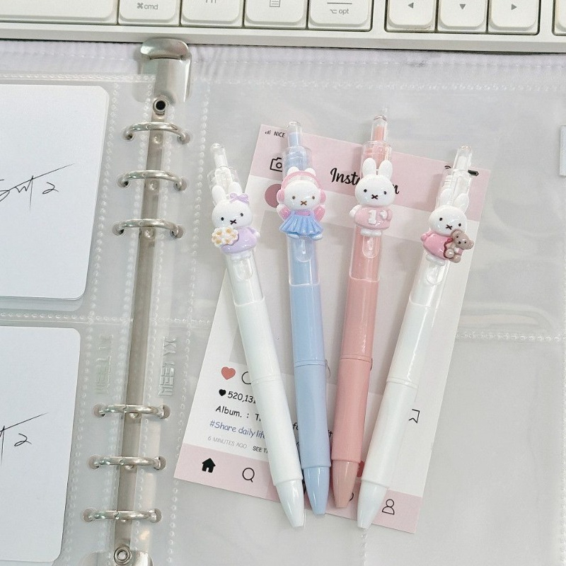 Miffy 4 Gel Pen High Color Val - Drone Camera Stabilized ulasan dan harga
