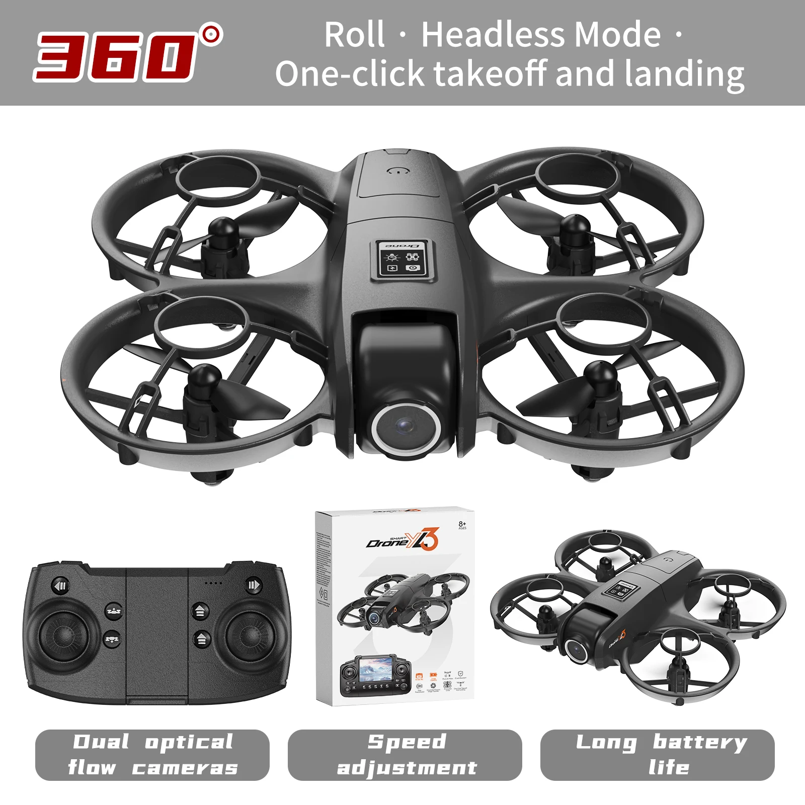 New YL3 RC Drone 8K 1080P Wide - Drone Camera Wide Angle ulasan dan harga