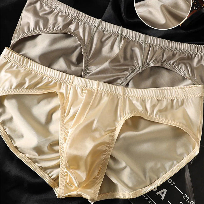 4pcs Mens Briefs Shinny Satin  - Drone Camera Stabilized ulasan dan harga