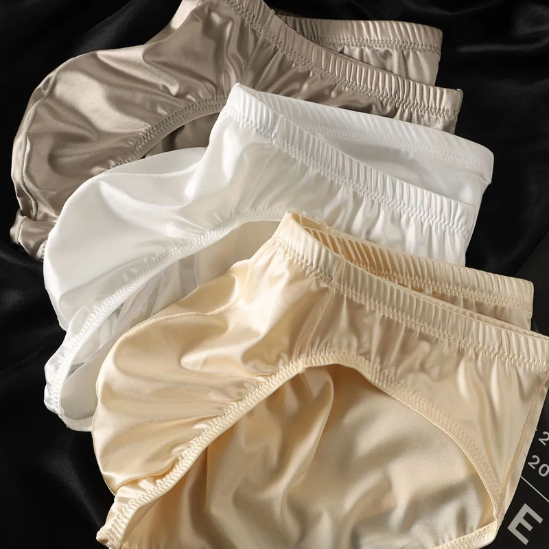 4pcs Mens Briefs Shinny Satin  - Drone Camera Stabilized ulasan dan harga