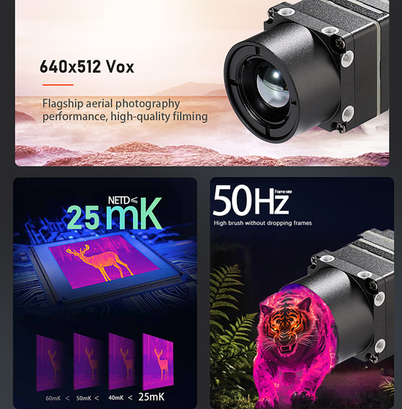 New Arrival 640x512 FPV Drone  - Drone Camera Thermal ulasan dan harga