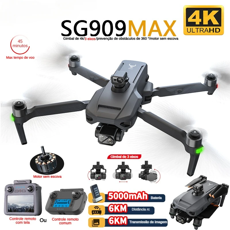 ZLL SG909 SG909MAX Professiona - Drone Camera With Gimbal ulasan dan harga